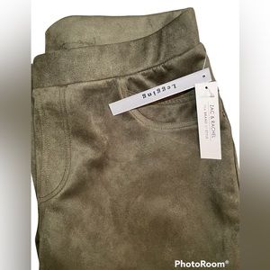 Zac & Rachel Faux Suede Leggings
